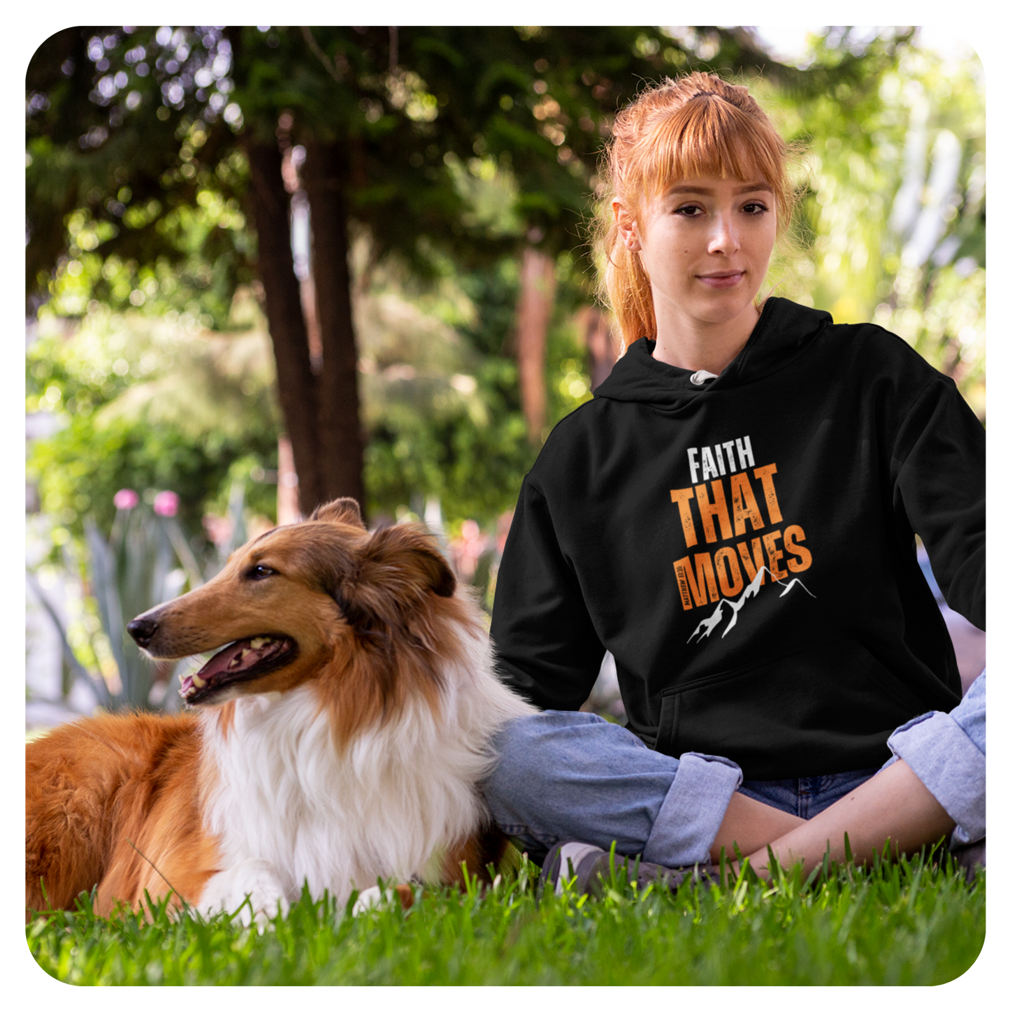 Unisex Hoodie - Faith That Moves Mountains - BeFaithinStyle.