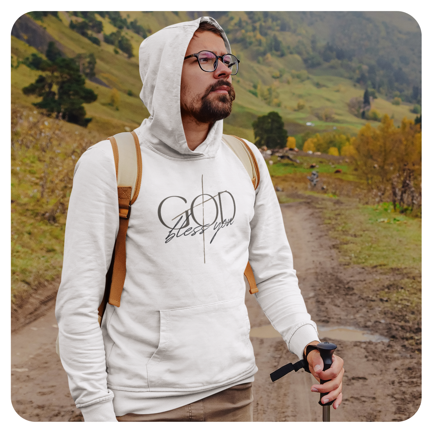 Unisex Hoodie - God Bless You -BeFaithinStyle.