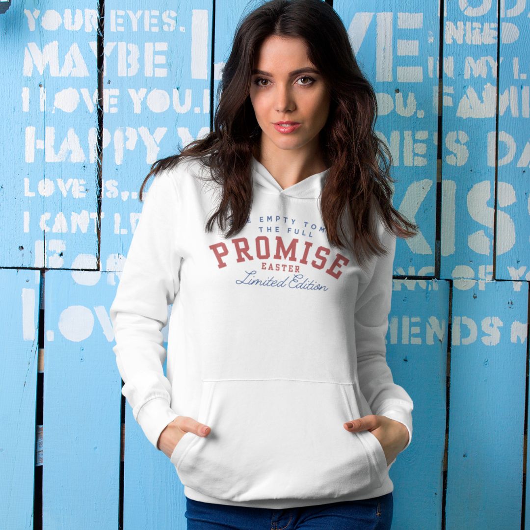 Unisex Hoodie - The Empty Tomb, The Full Promise - Light Color - BigBles