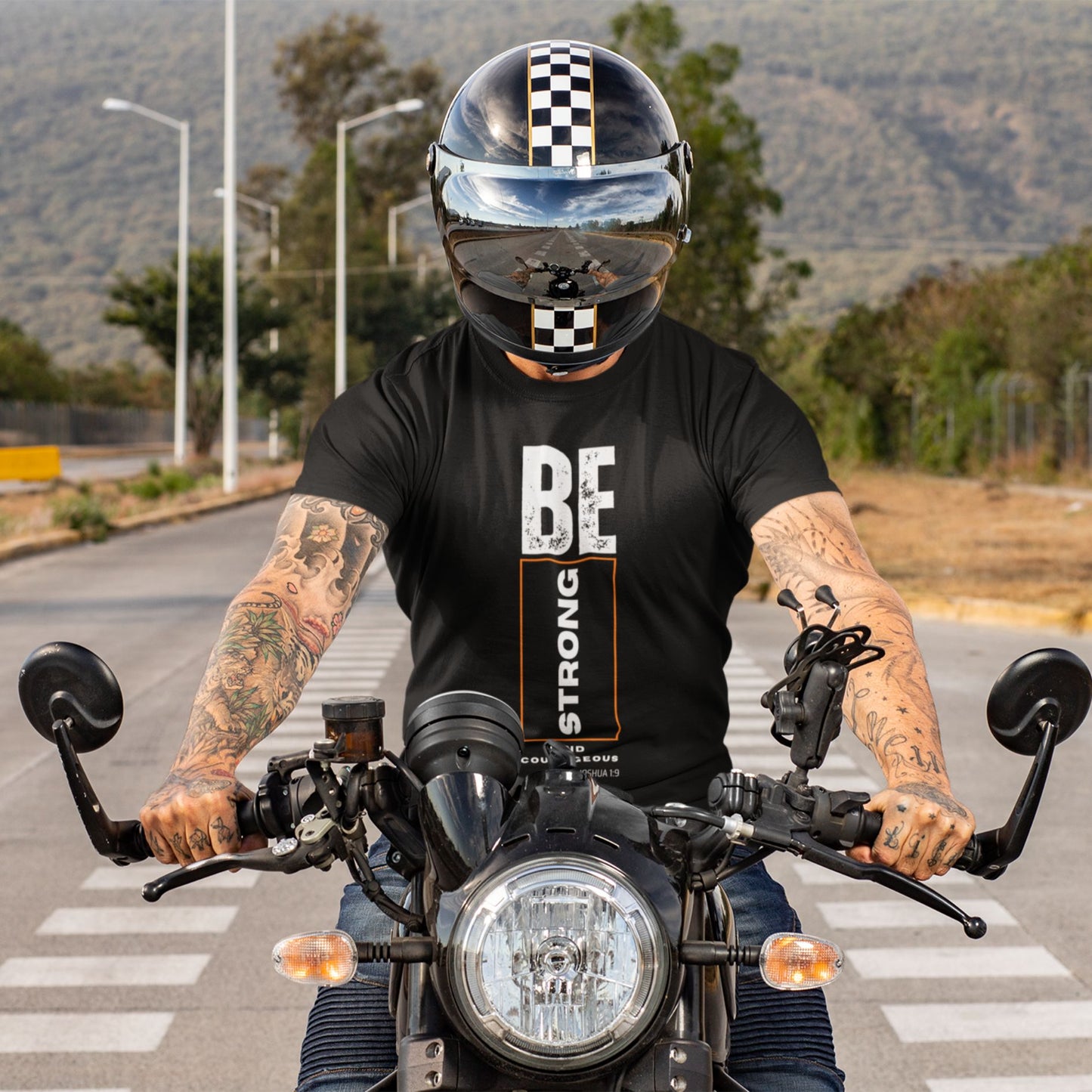 Unisex T-Shirt - Be Strong and Courageous - BigBles
