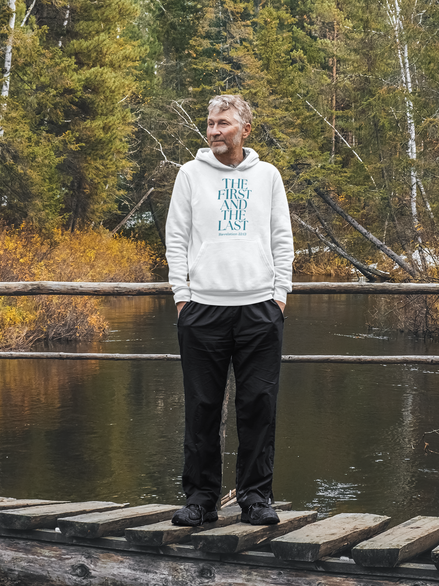 Unisex Hoodie The First and the Last - BeFaithinStyle.