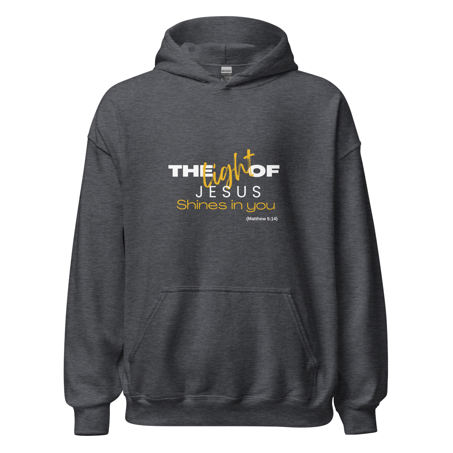 Unisex Hoodie - The Light of Jesus Shines on You - BeFaithinStyle.