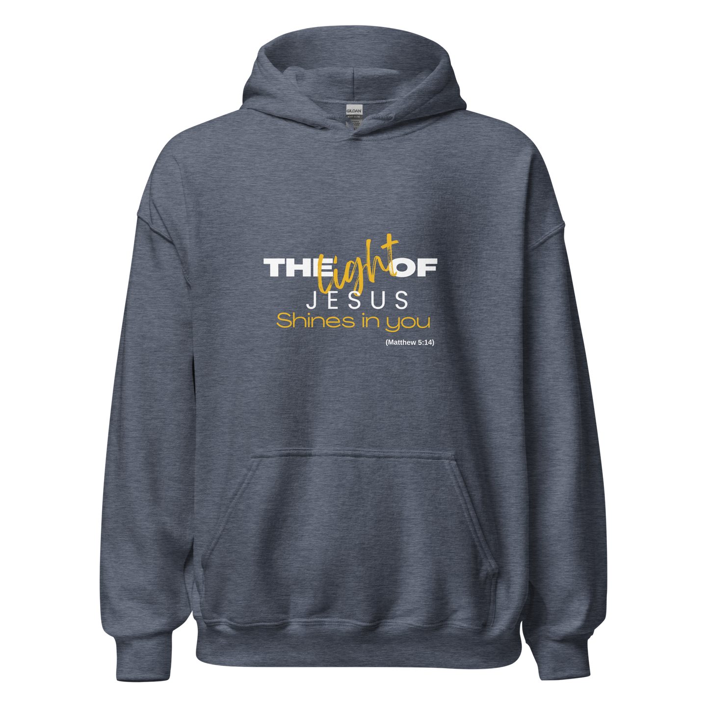 Unisex Hoodie - The Light of Jesus Shines on You - BeFaithinStyle.