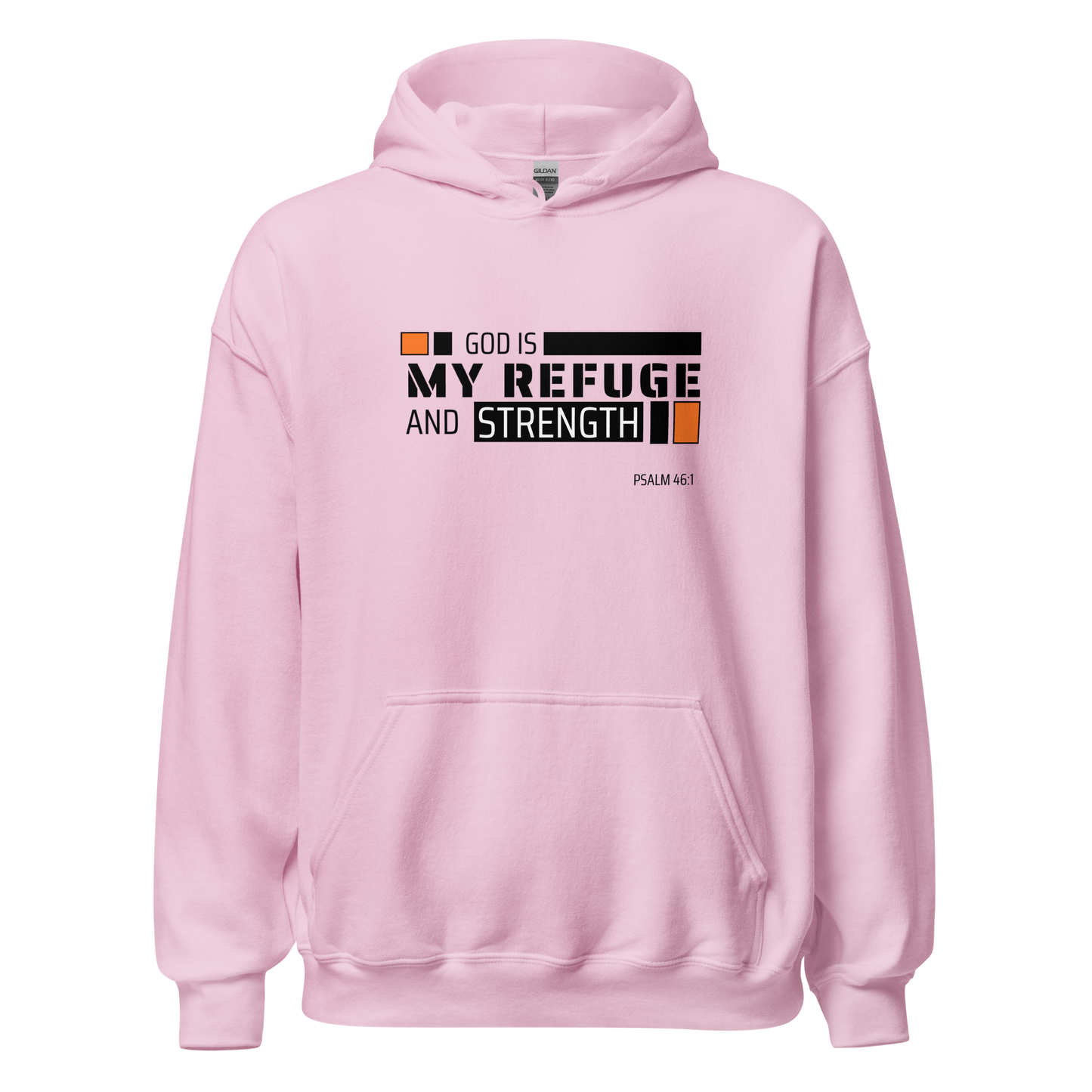 Unisex Hoodie - God is My Refuge and Strength - BeFaithinStyle.