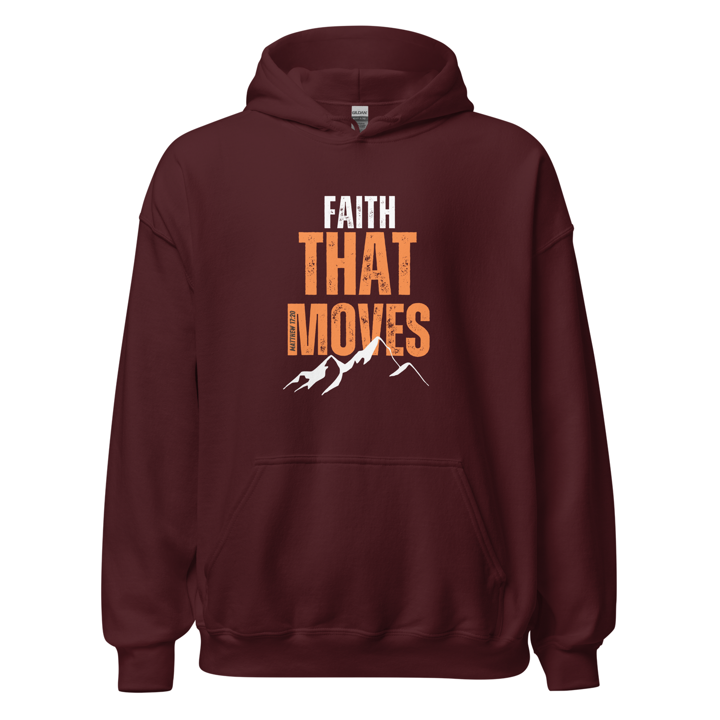 Unisex Hoodie - Faith That Moves Mountains - BeFaithinStyle.