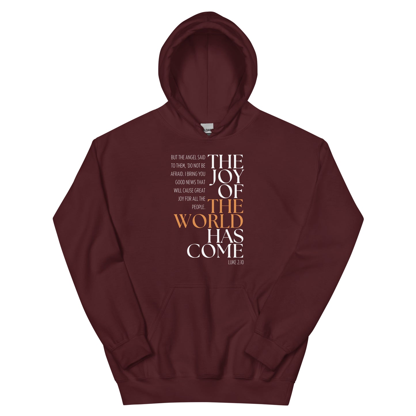 Unisex Hoodie - The Joy of the World Has Come - BeFaithinStyle.