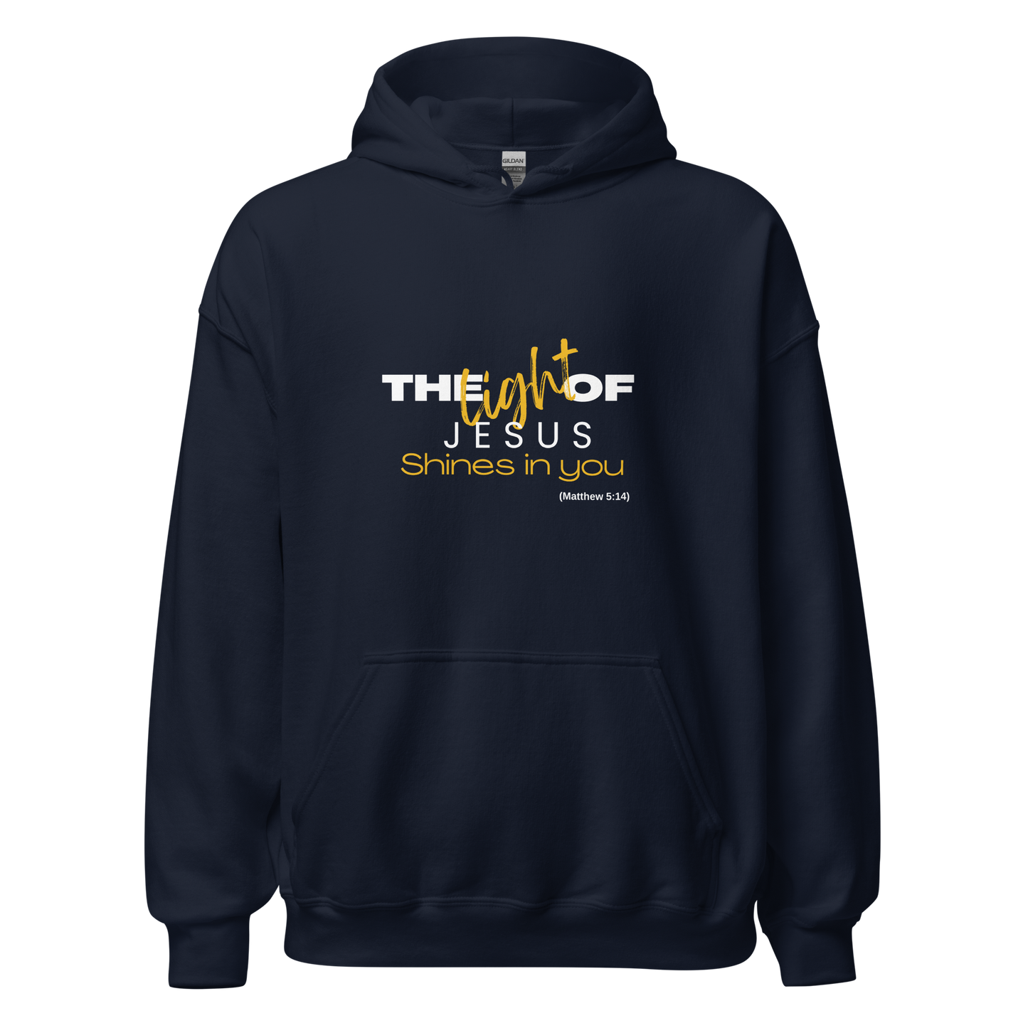 Unisex Hoodie - The Light of Jesus Shines on You - BeFaithinStyle.