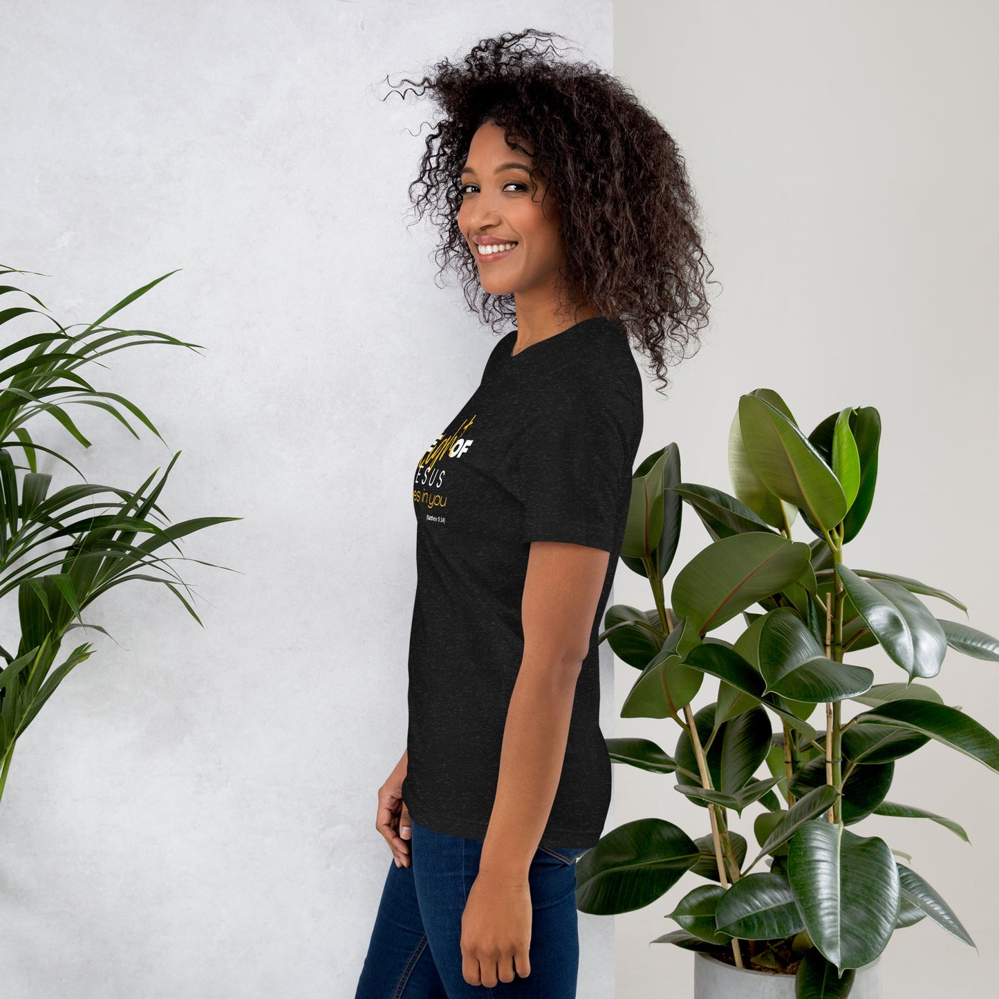 Unisex T-Shirt - The Light of Jesus Shines in You (Dark Colors) - BeFaithinStyle.