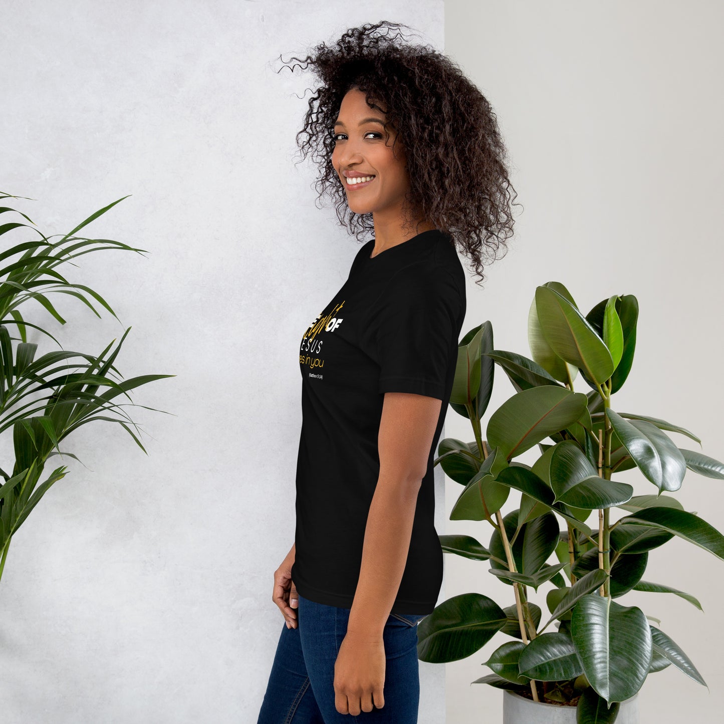 Unisex T-Shirt - The Light of Jesus Shines in You (Dark Colors) - BeFaithinStyle.