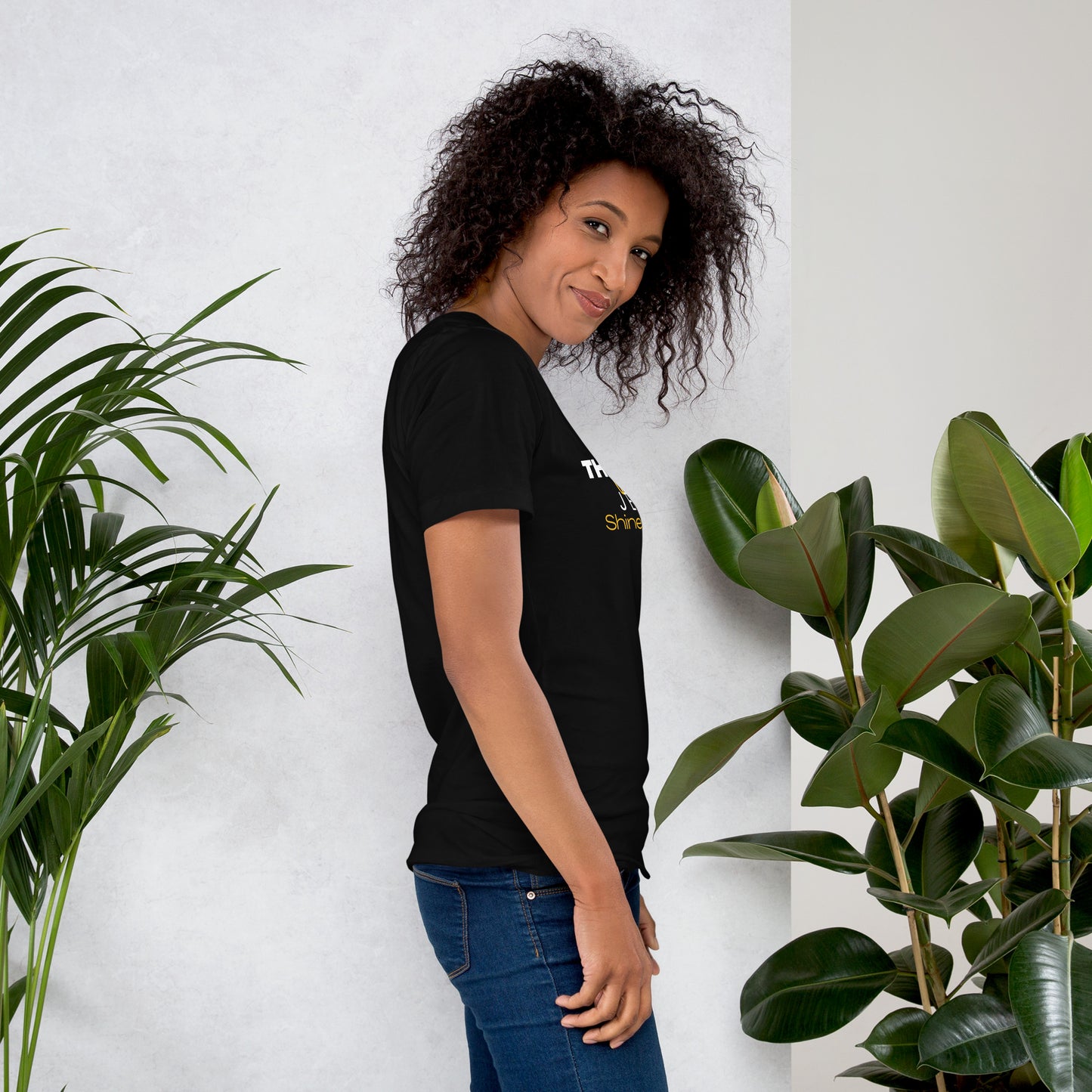 Unisex T-Shirt - The Light of Jesus Shines in You (Dark Colors) - BeFaithinStyle.