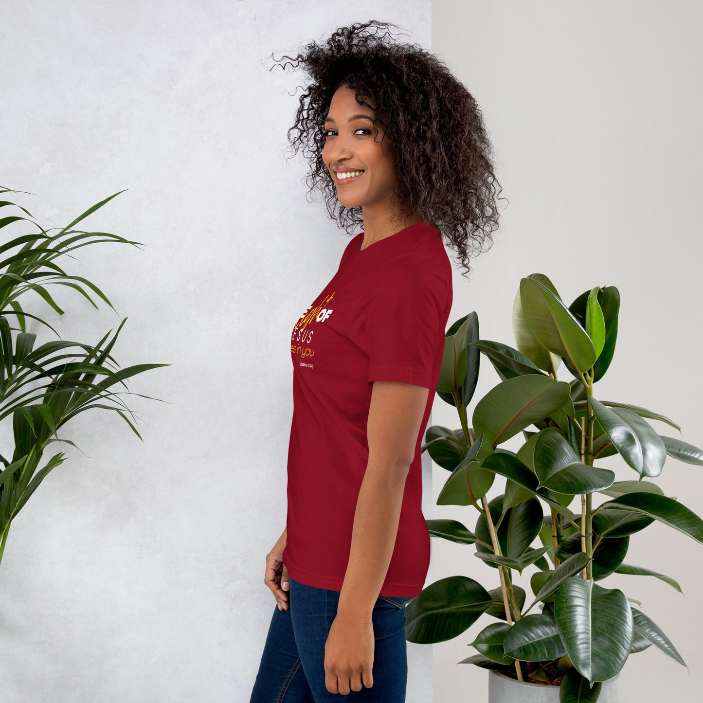 Unisex T-Shirt - The Light of Jesus Shines in You (Dark Colors) - BeFaithinStyle.