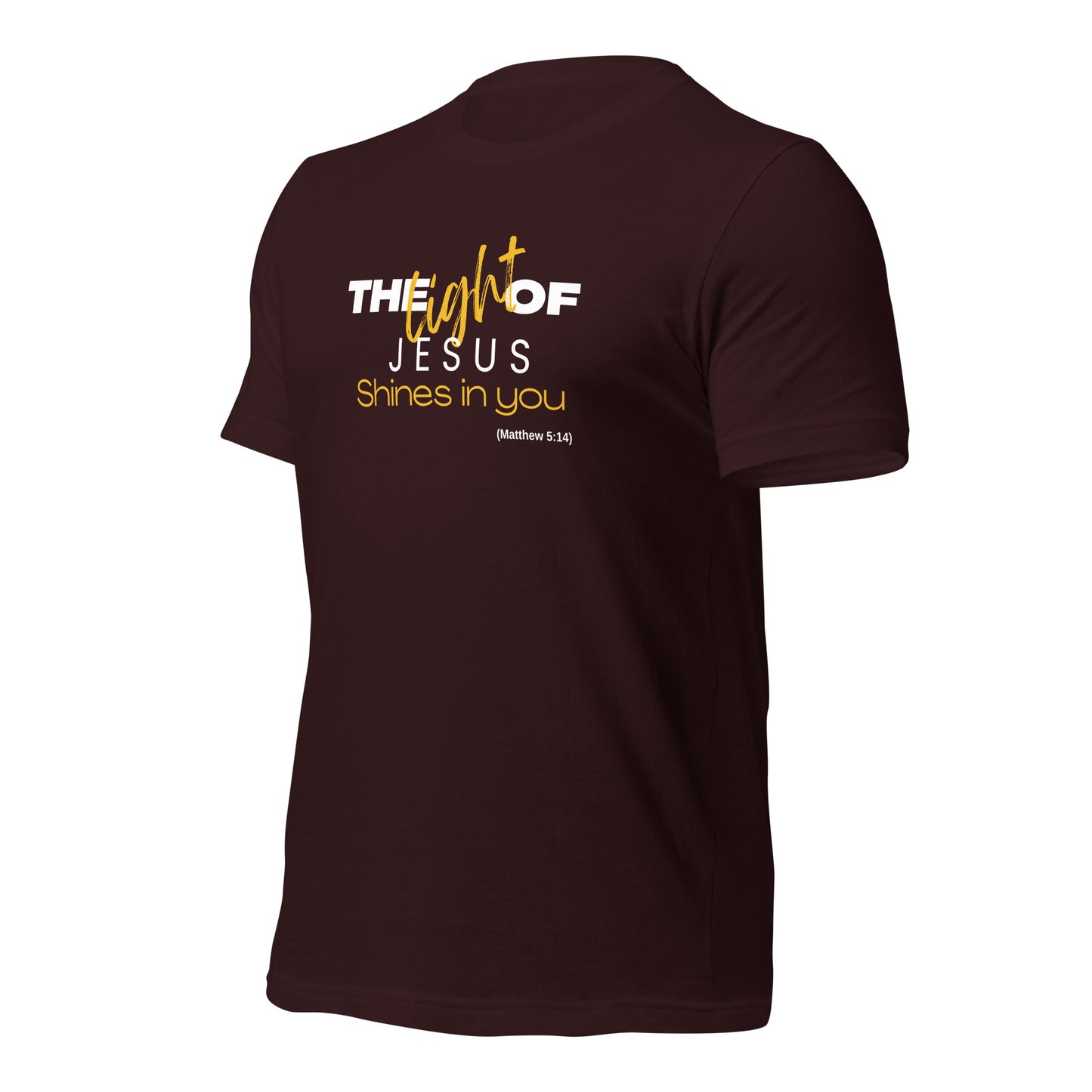 Unisex T-Shirt - The Light of Jesus Shines in You - BeFaithinStyle.