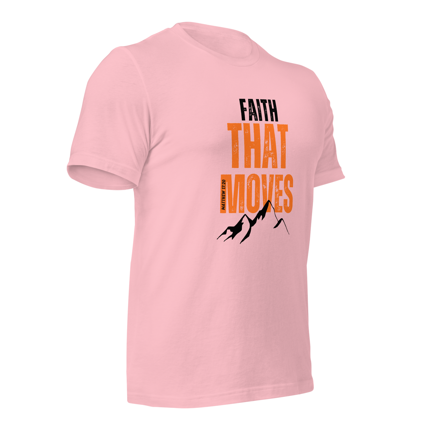 Unisex T-Shirt - Faith That Moves Mountains - ByFaithinStyle.