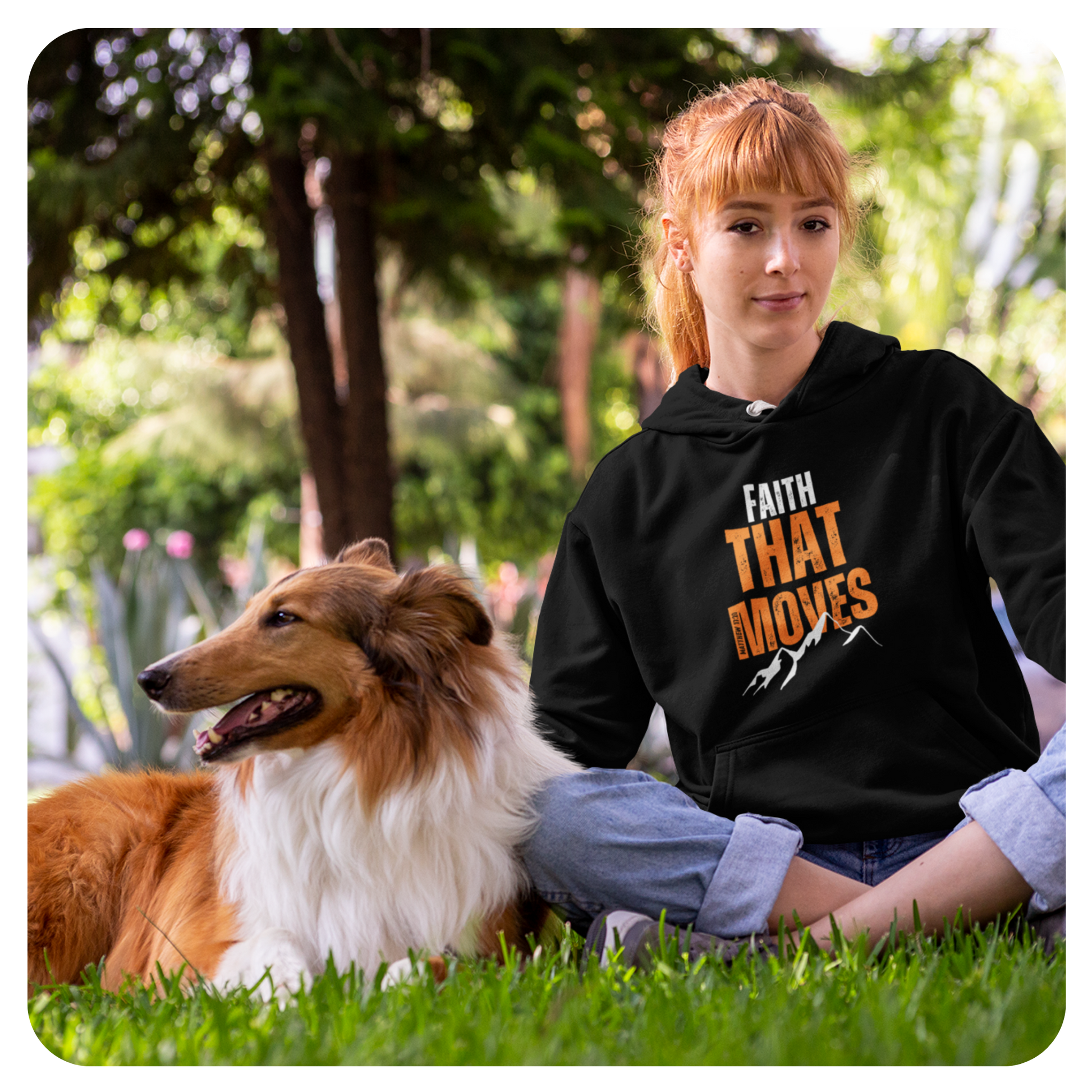 Unisex Hoodie - Faith That Moves Mountains - BeFaithinStyle.