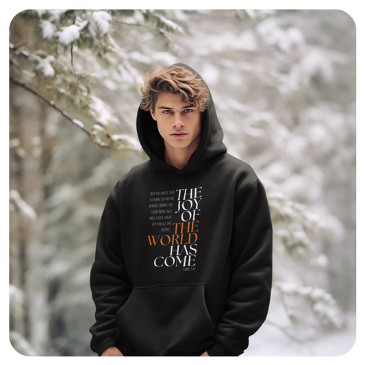 Unisex Hoodie - The Joy of the World Has Come - BeFaithinStyle.