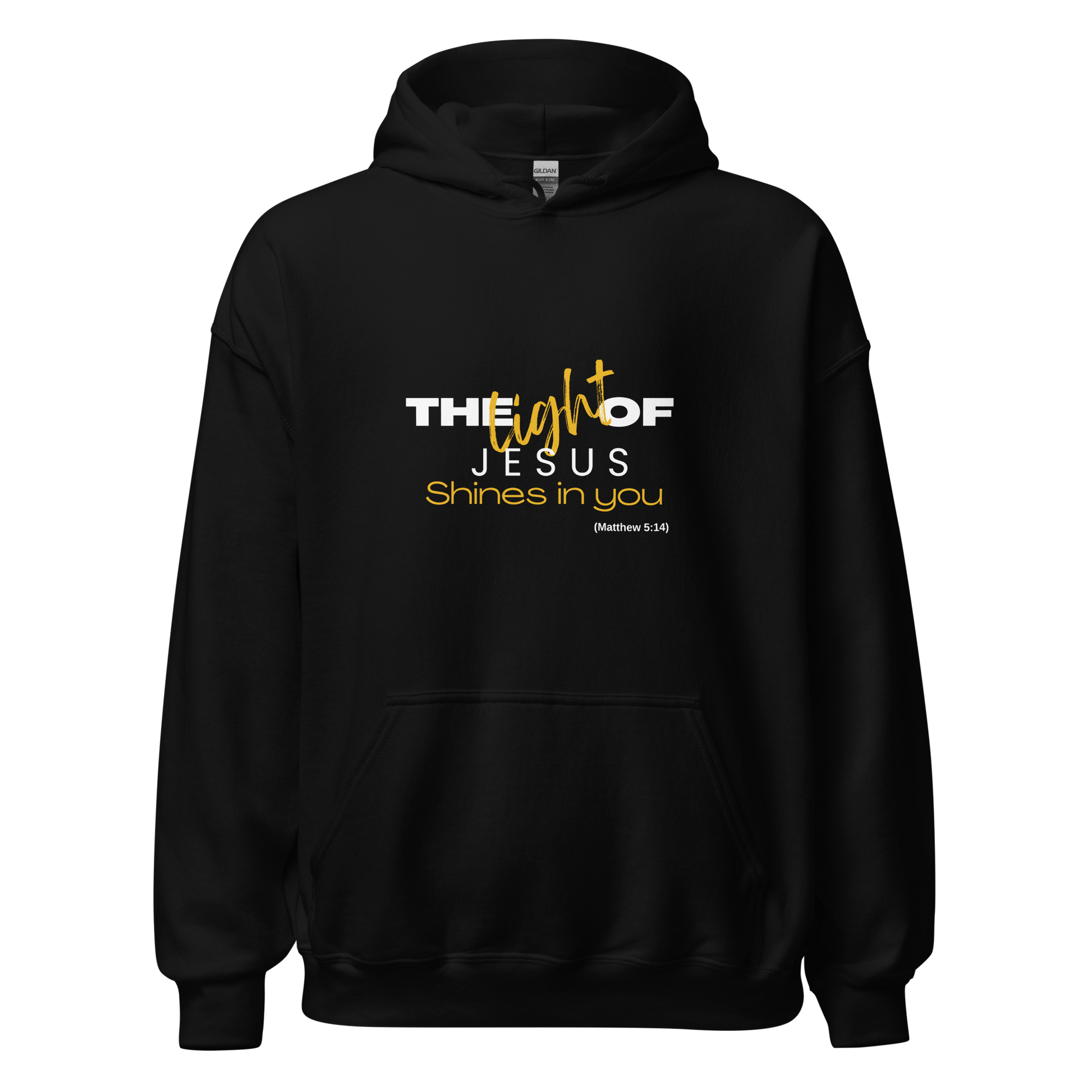 Unisex Hoodie - The Light of Jesus Shines on You - BeFaithinStyle.