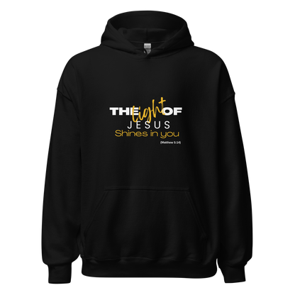 Unisex Hoodie - The Light of Jesus Shines on You - BeFaithinStyle.