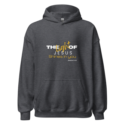 Unisex Hoodie - The Light of Jesus Shines on You - BeFaithinStyle.