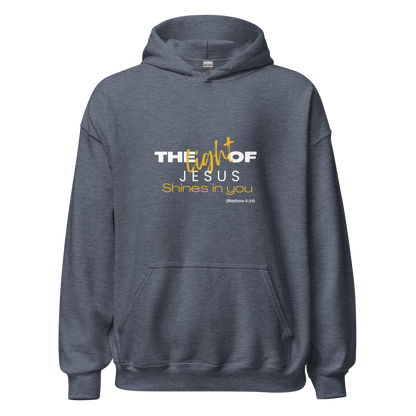 Unisex Hoodie - The Light of Jesus Shines on You - BeFaithinStyle.
