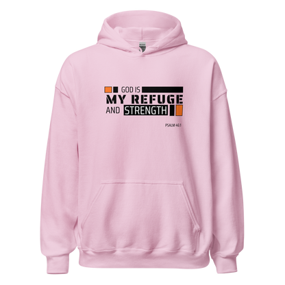 Unisex Hoodie - God is My Refuge and Strength - BeFaithinStyle.