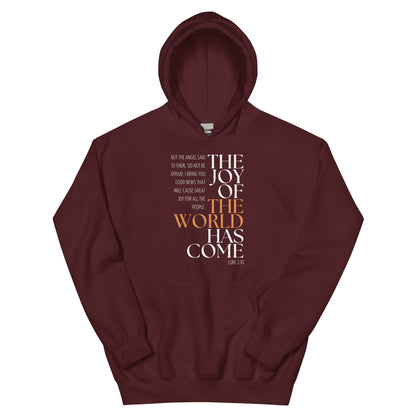 Unisex Hoodie - The Joy of the World Has Come - BeFaithinStyle.