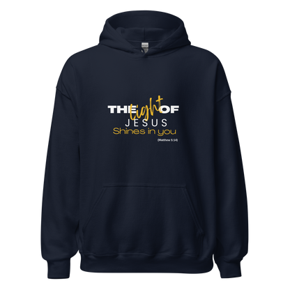 Unisex Hoodie - The Light of Jesus Shines on You - BeFaithinStyle.