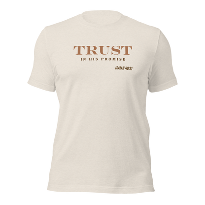 Unisex T-Shirt - Trust in His Promise - BeFaithinStyle.