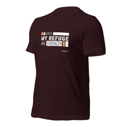 Unisex T-Shirt - God is My Refuge and Strength - BeFaithinStyle.