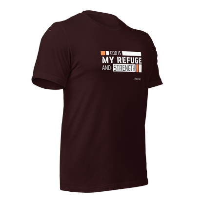 Unisex T-Shirt - God is My Refuge and Strength - BeFaithinStyle.