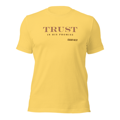 Unisex T-Shirt - Trust in His Promise - BeFaithinStyle.